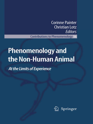 cover image of Phenomenology and the Non-Human Animal